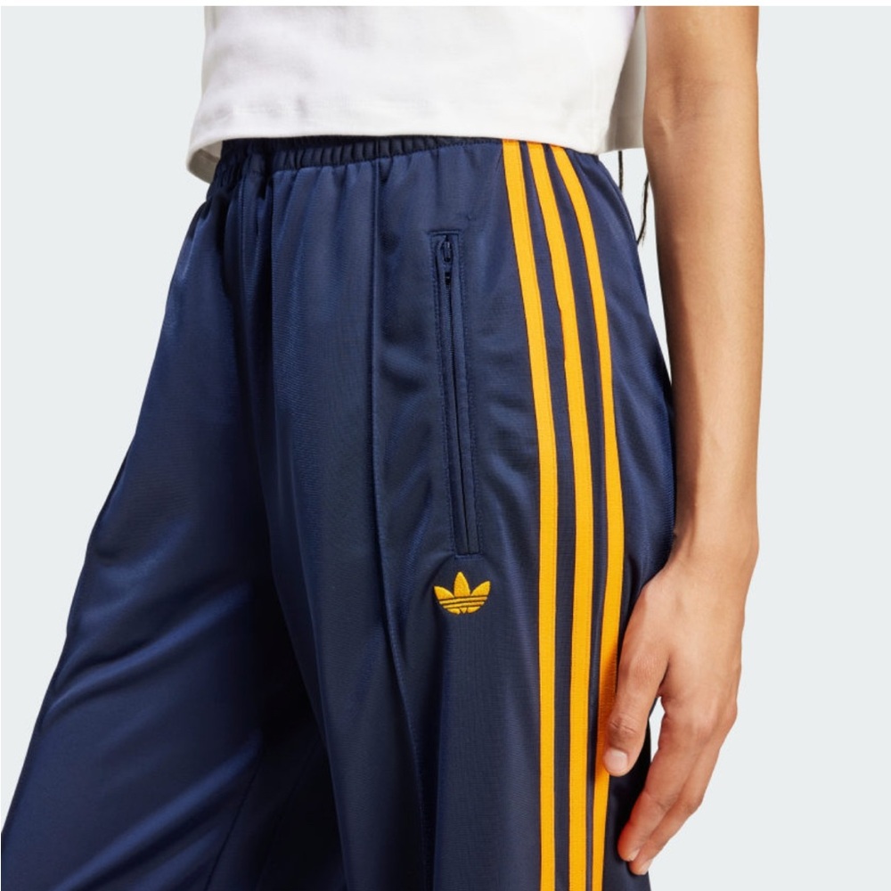 adidas Adicolor Classic Firebird Loose Women’s Track Pants -Night Indigo JW1229 - Picture 8 of 9